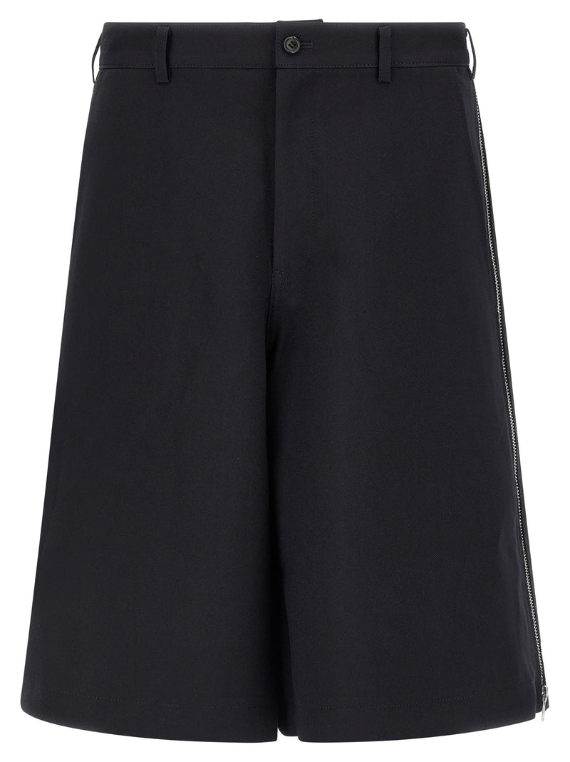 Comme Des Garçons Blue Polyester Bermuda Shorts