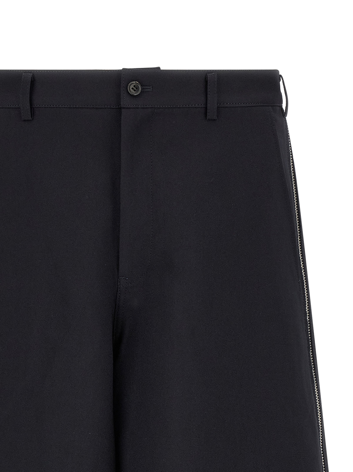 Short bermuda bleu en polyester Comme des Garçons