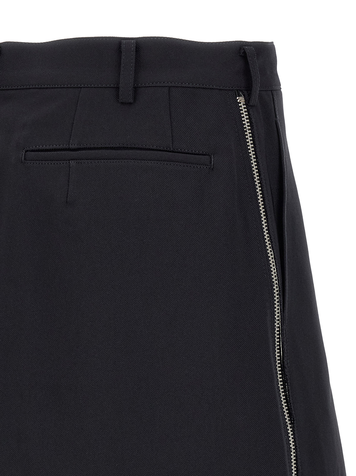 Short bermuda bleu en polyester Comme des Garçons