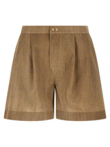 Shorts Bermudas Ermanno Scervino en polyester beige