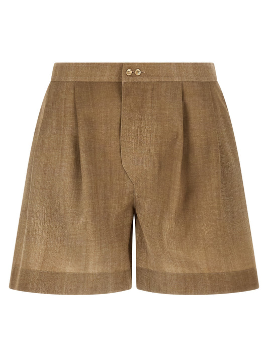 Shorts Bermudas Ermanno Scervino en polyester beige