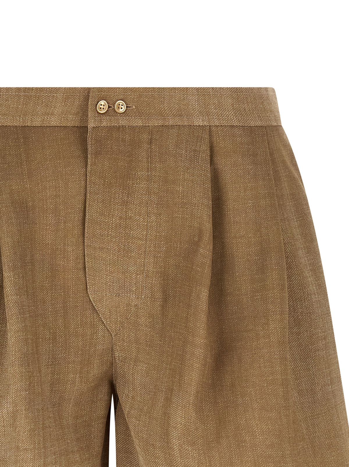 Shorts Bermudas Ermanno Scervino en polyester beige