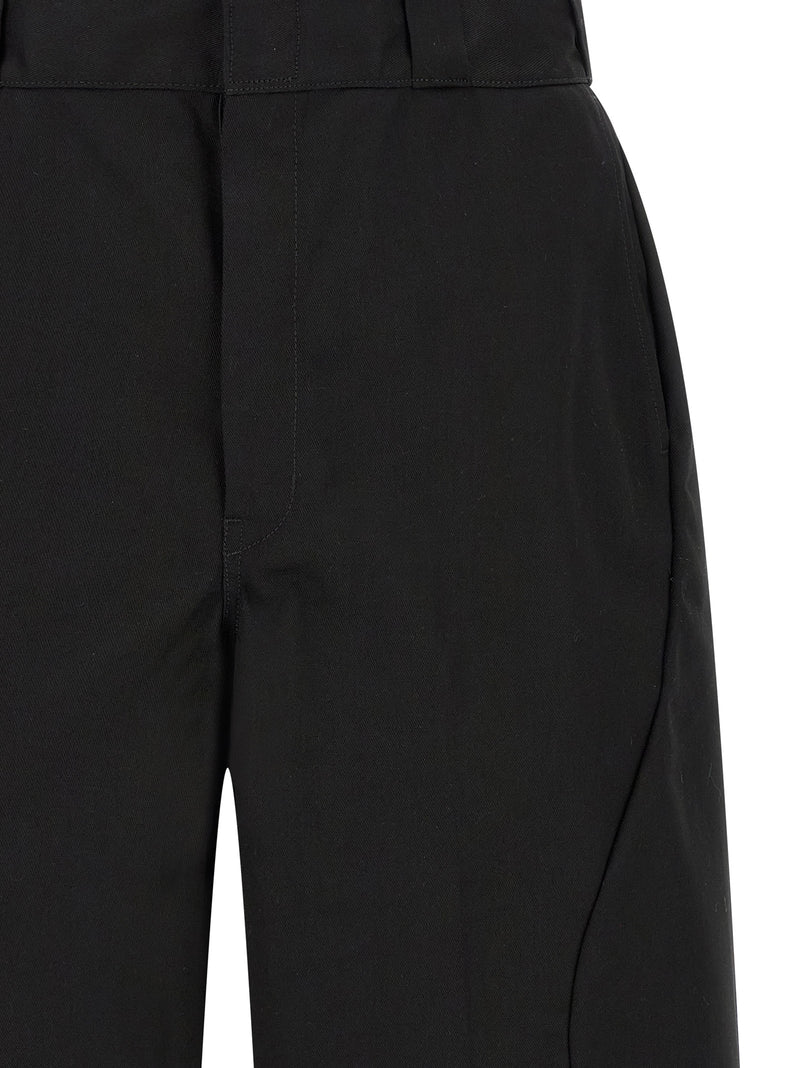 Undercover Black Polyester Bermuda Shorts