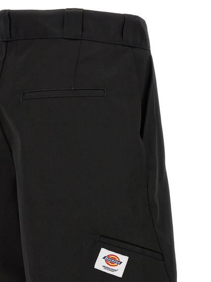 Undercover Black Polyester Bermuda Shorts