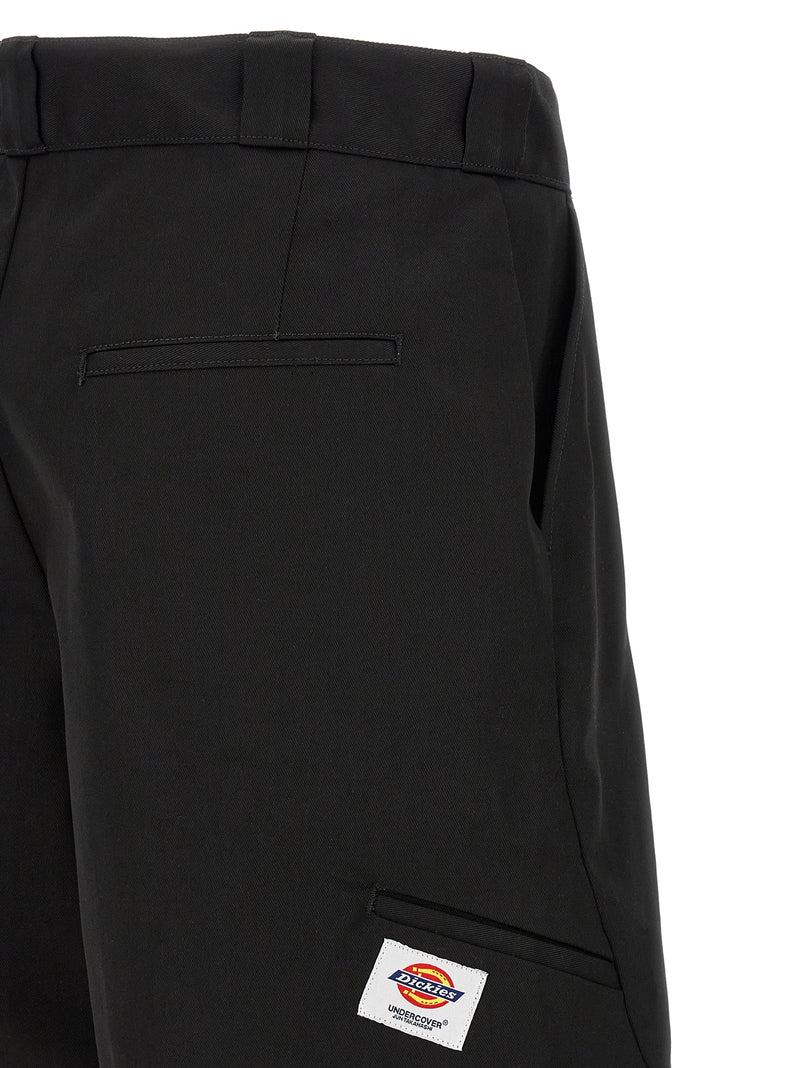 Undercover Black Polyester Bermuda Shorts