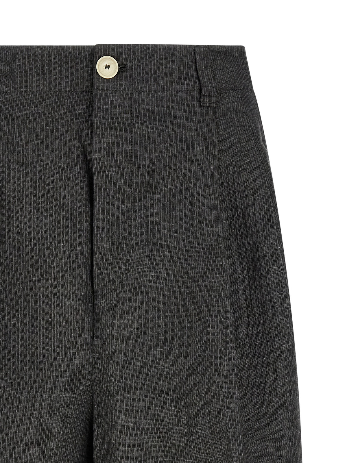Shorts Bermudas Jacquemus en lin gris