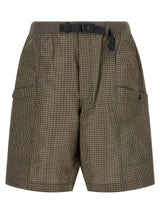 Comme Des Garçons Bicolor Linen Bermuda Shorts