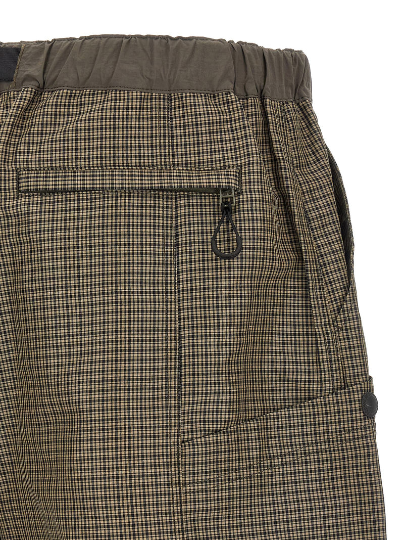 Comme Des Garçons Bicolor Linen Bermuda Shorts