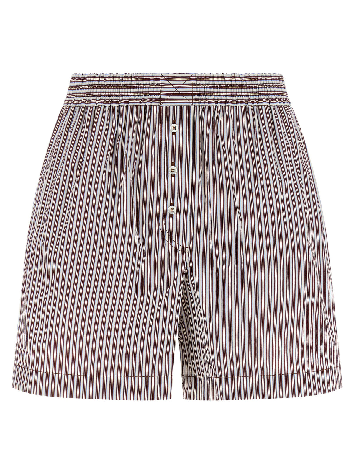 Shorts Bermuda Brunello Cucinelli en Coton Bordeaux