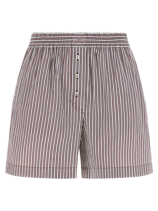 Shorts Bermuda Brunello Cucinelli en Coton Bordeaux