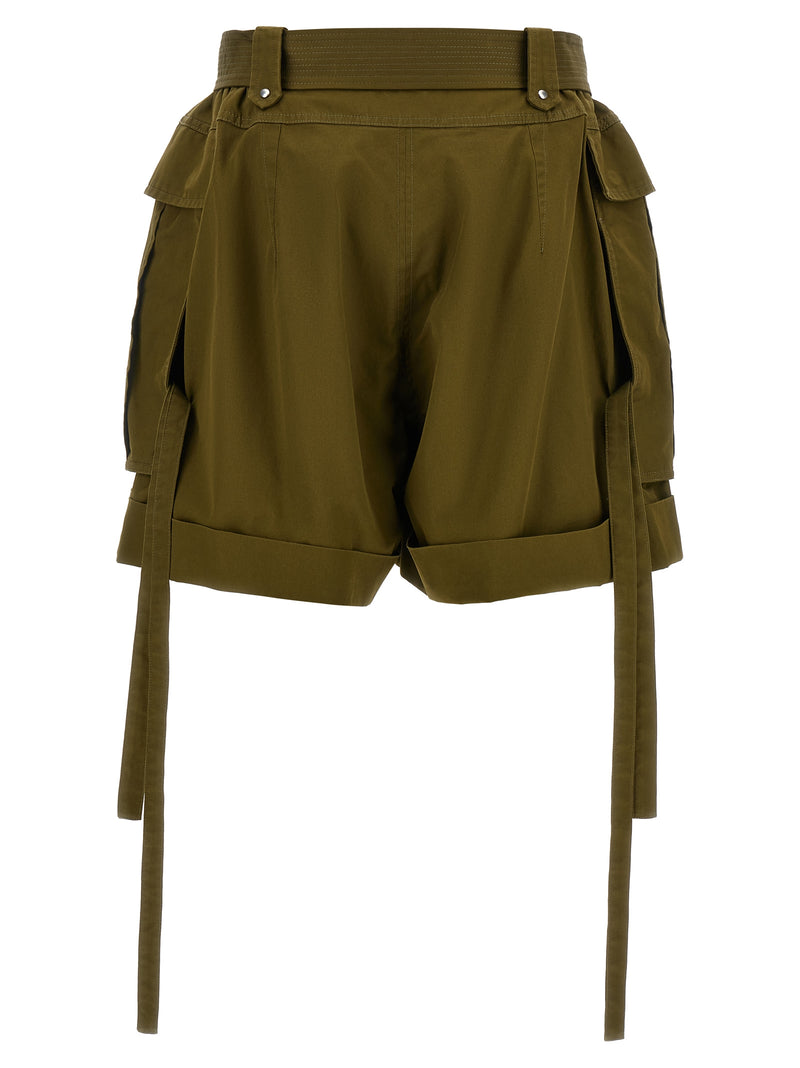 Short en coton bicolore Alexander McQueen