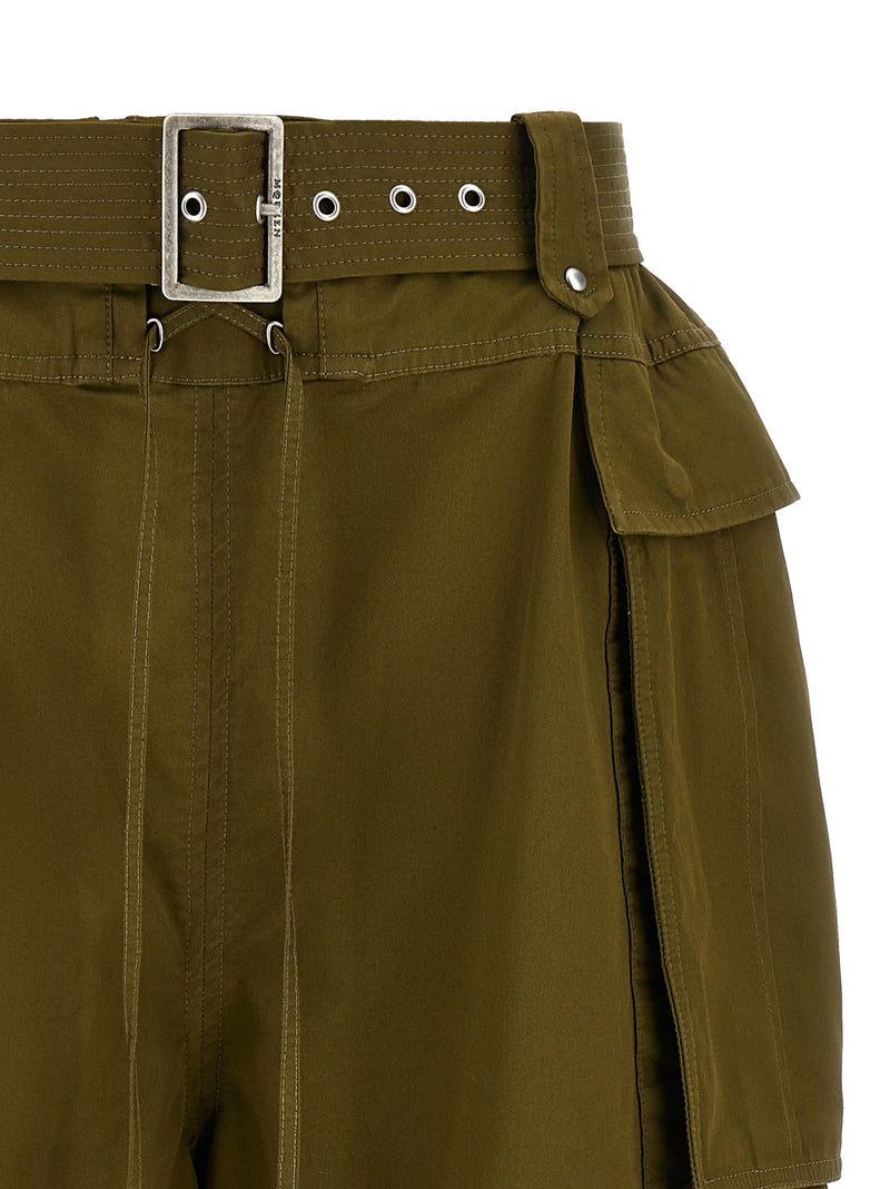 Short en coton bicolore Alexander McQueen