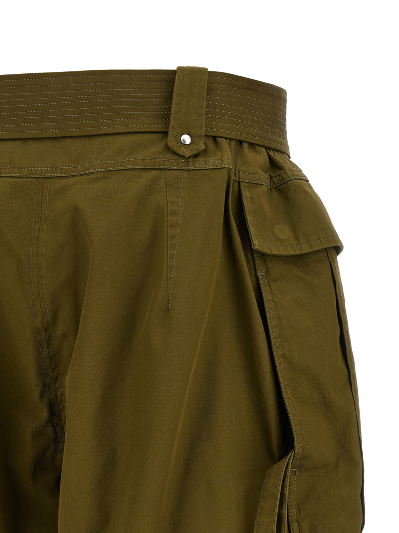 Short en coton bicolore Alexander McQueen