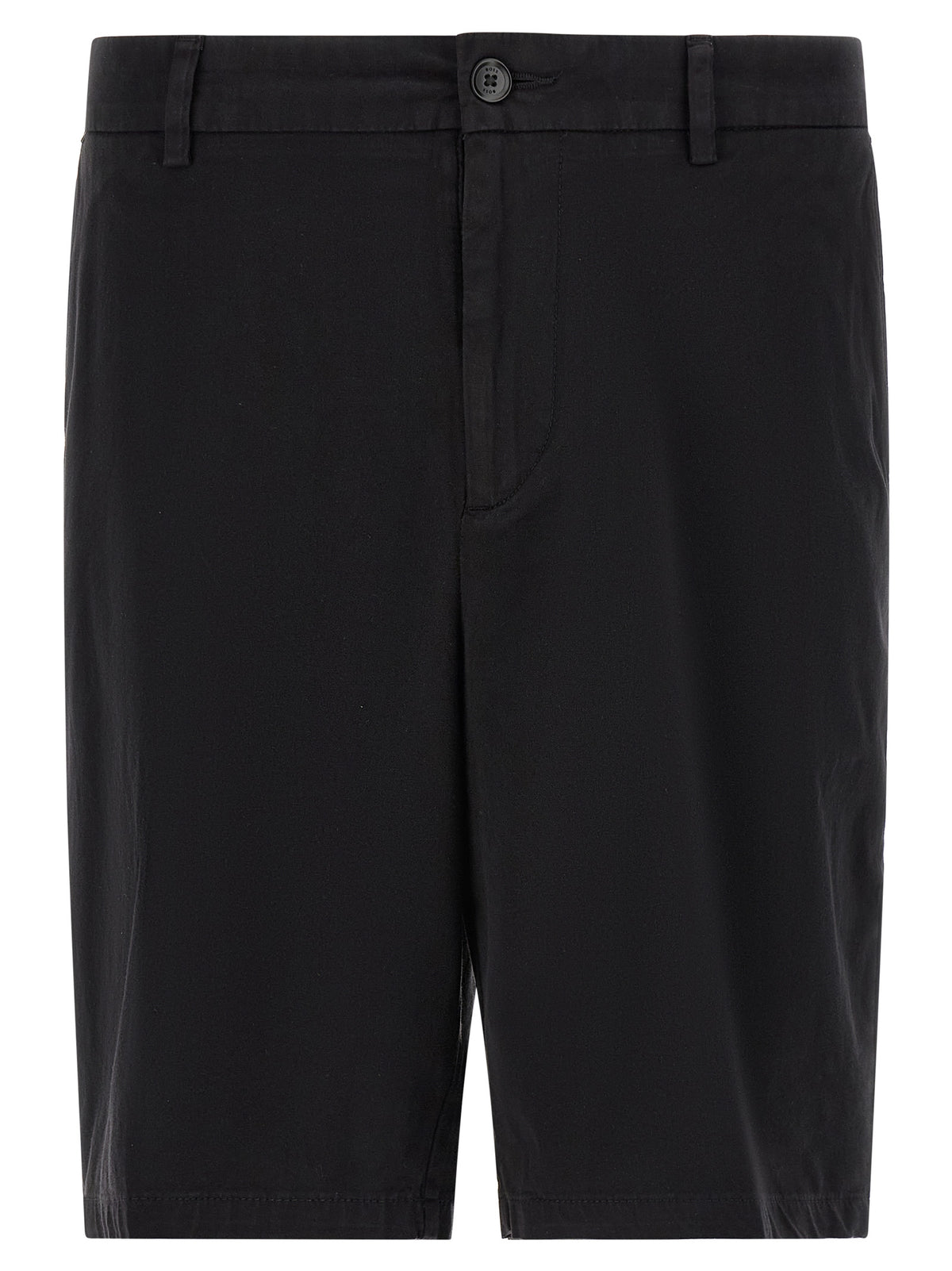 Shorts Bermudas en coton noirs Hugo Boss