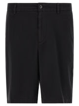 Shorts Bermudas en coton noirs Hugo Boss