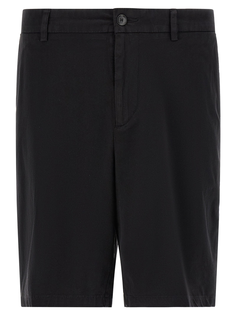 Hugo Boss Black Cotton Bermuda Shorts