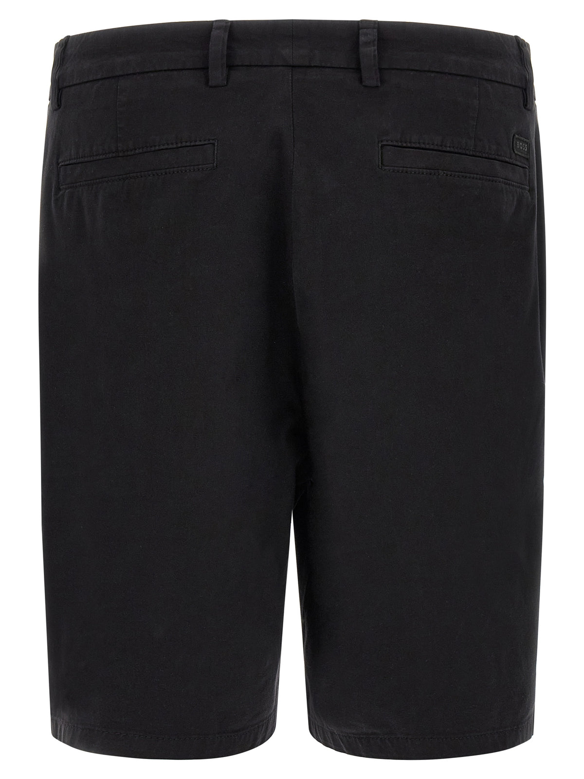 Shorts Bermudas en coton noirs Hugo Boss