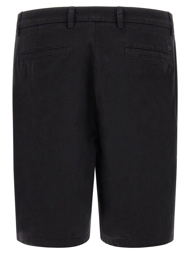 Hugo Boss Black Cotton Bermuda Shorts