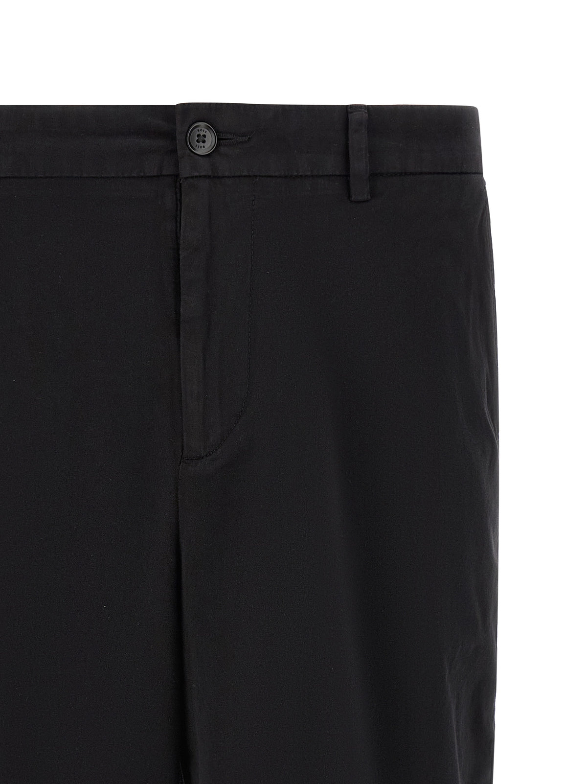 Shorts Bermudas en coton noirs Hugo Boss
