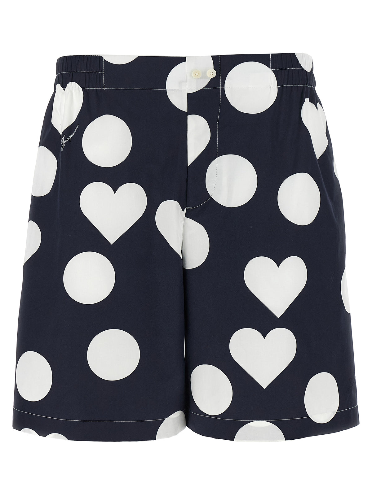 Short de bain en coton bleu Jacquemus