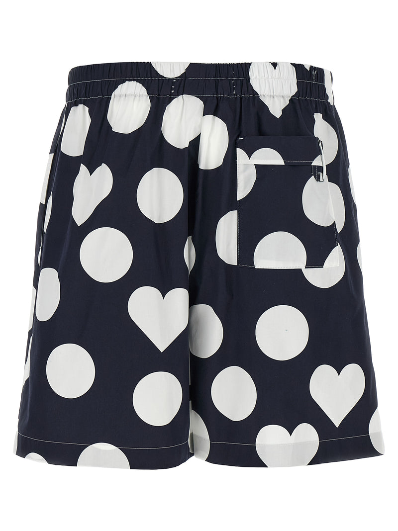 Jacquemus Blue Cotton Bermuda Shorts