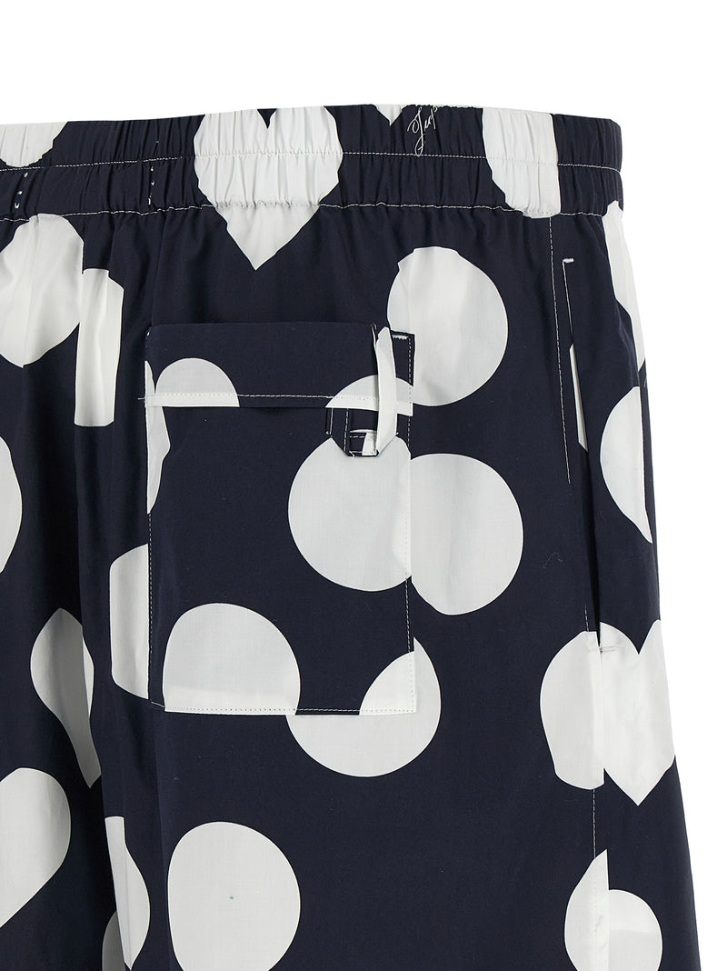 Jacquemus Blue Cotton Bermuda Shorts