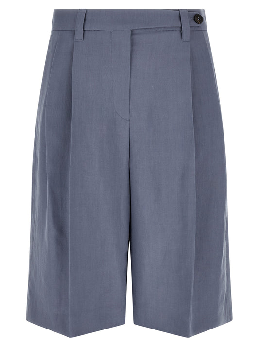 Short bermuda Brunello Cucinelli en viscose bleu