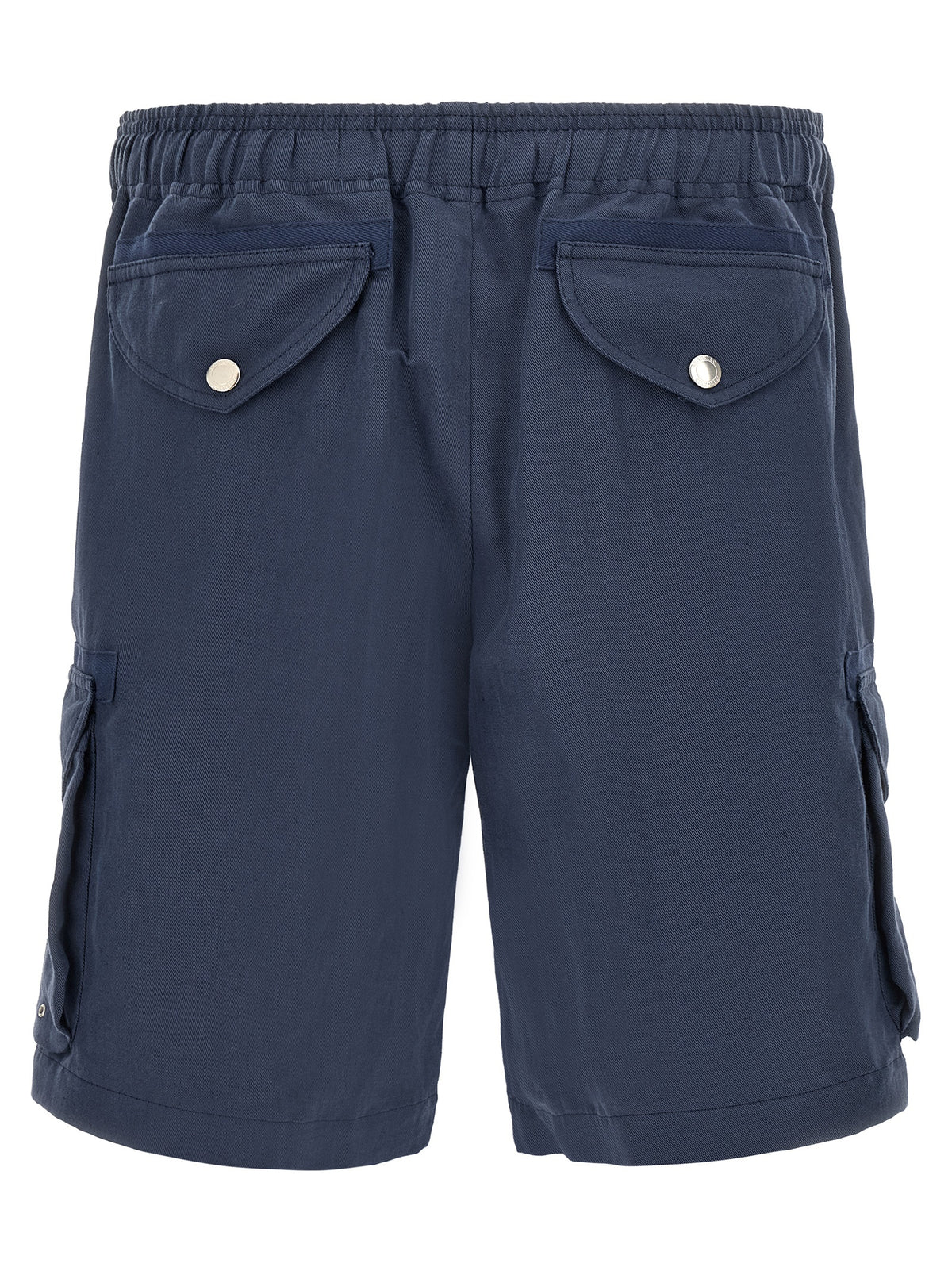 Brunello Cucinelli Bermuda en lin bleu