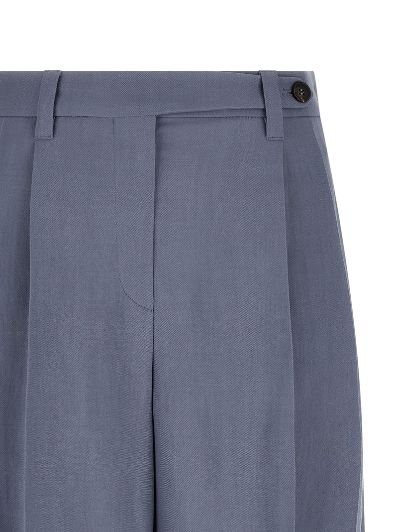 Short bermuda Brunello Cucinelli en viscose bleu