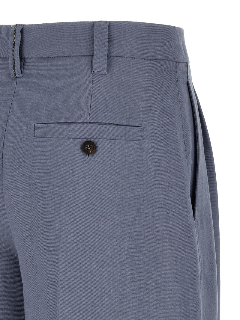 Short bermuda Brunello Cucinelli en viscose bleu
