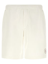 Shorts Bermuda en coton blanc Brunello Cucinelli
