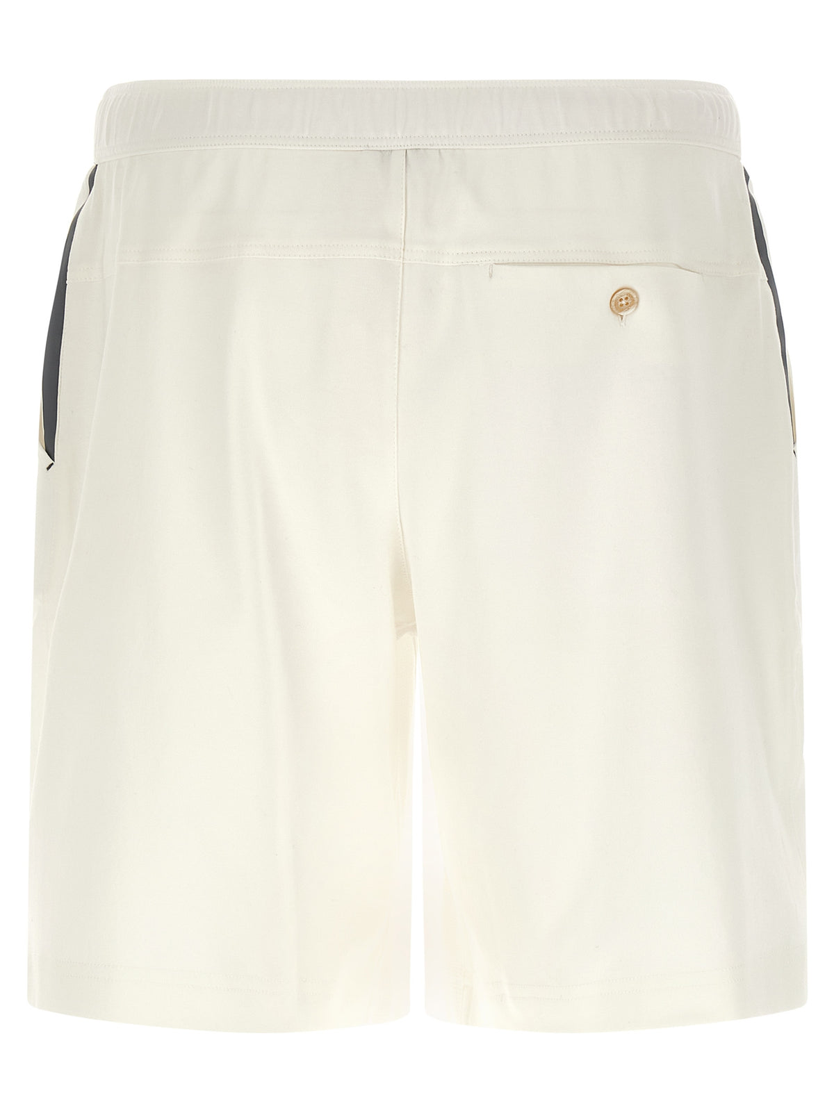 Shorts Bermuda en coton blanc Brunello Cucinelli