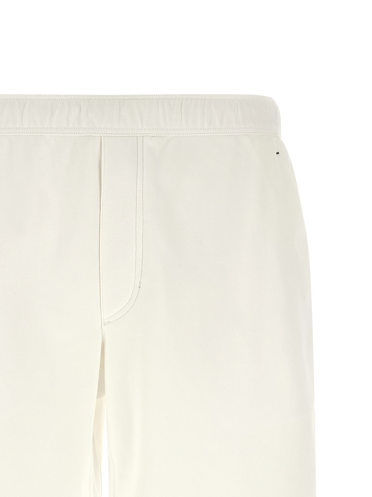 Shorts Bermuda en coton blanc Brunello Cucinelli