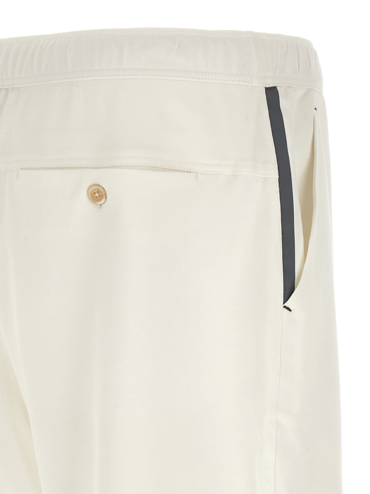 Shorts Bermuda en coton blanc Brunello Cucinelli