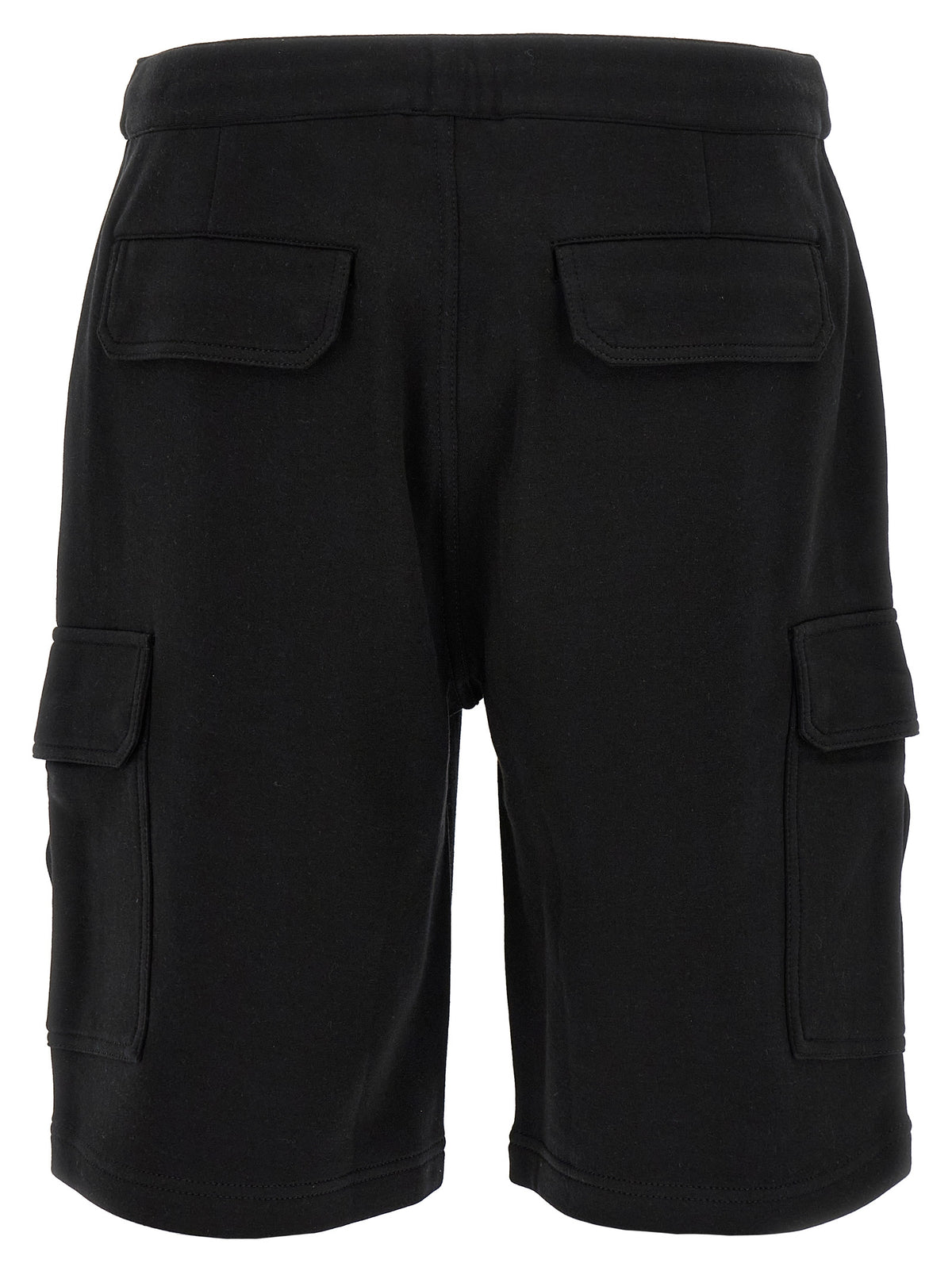 Brunello Cucinelli Black Cotton Bermuda Shorts