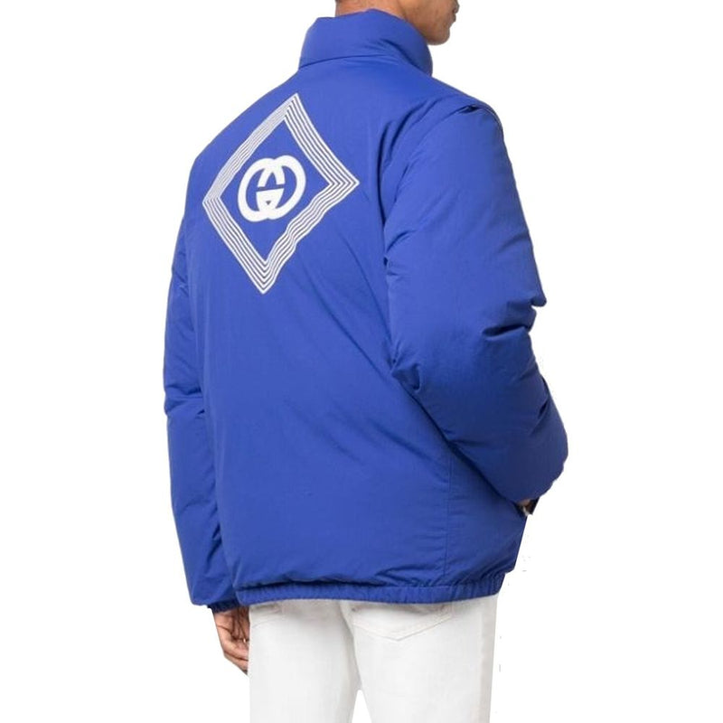 Manteau Gucci bleu en polyamide