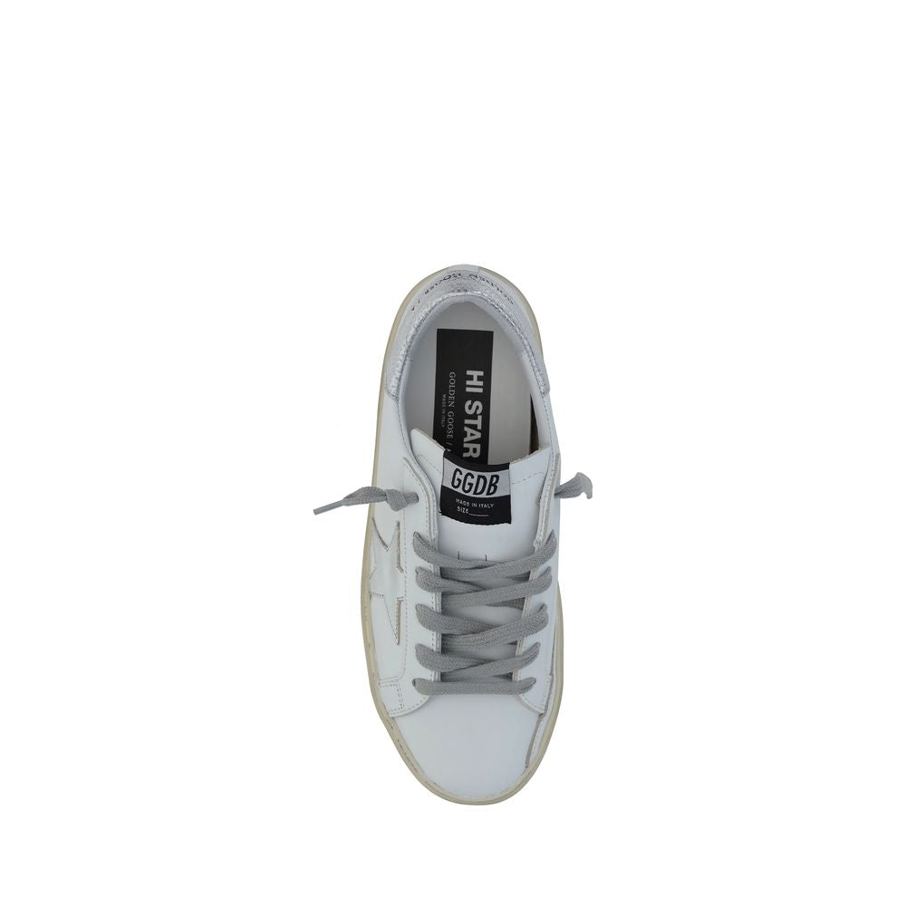 Baskets basses Golden Goose Bos Taurus en cuir de veau blanc