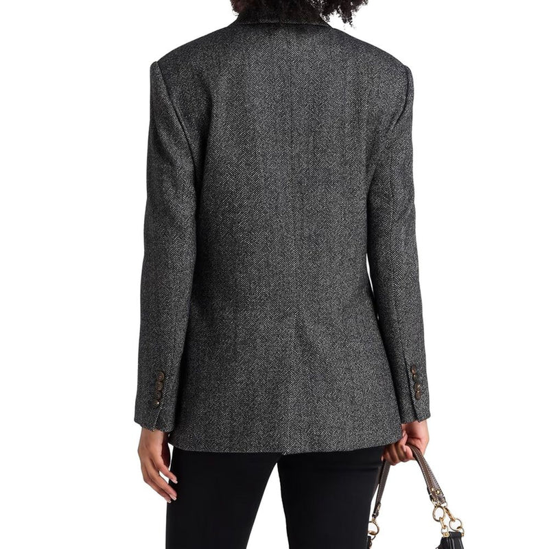 Brunello Cucinelli Blazer noir en élasthanne
