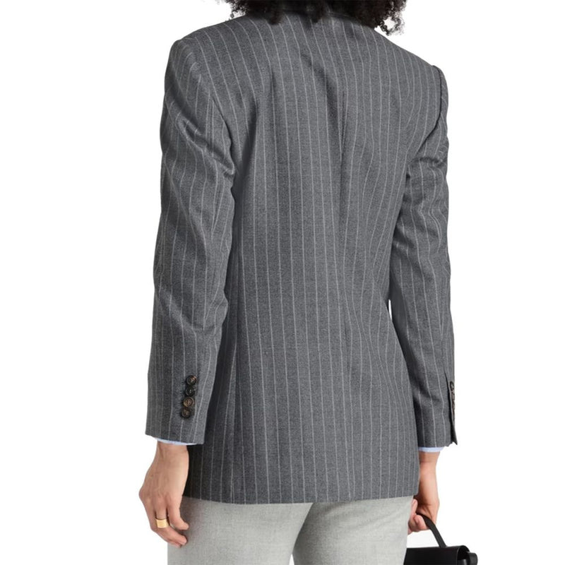 Veston Brunello Cucinelli en laine vierge grise