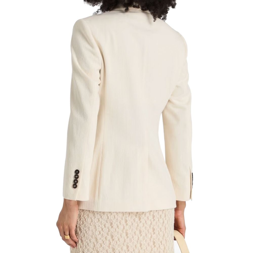 Blazer Brunello Cucinelli en coton blanc