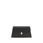 Alexander McQueen Black Calf Leather Bos Taurus Clutch Bag