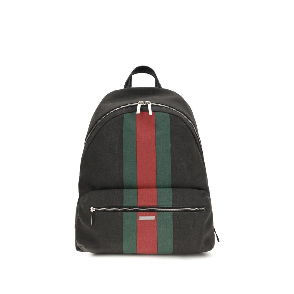 Sac bandoulière Gucci en tissu noir