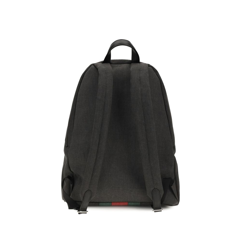 Sac bandoulière Gucci en tissu noir