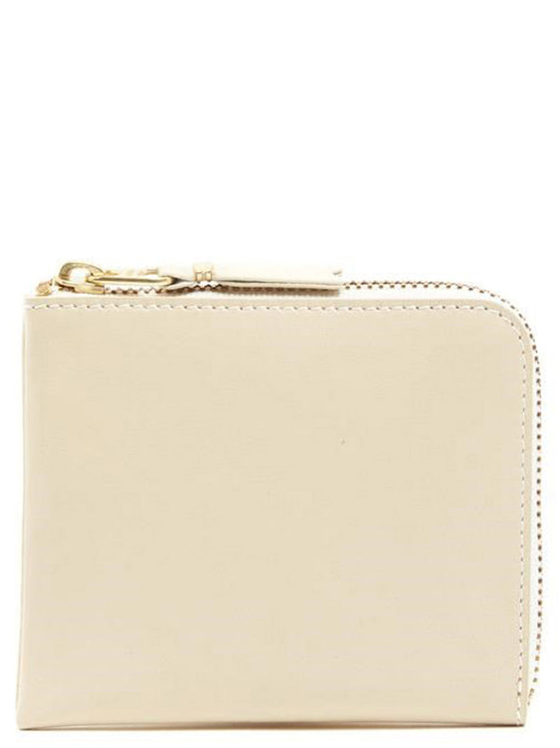 Comme Des Garçons Beige Cowhide Cardholder - Classic Line SA3100