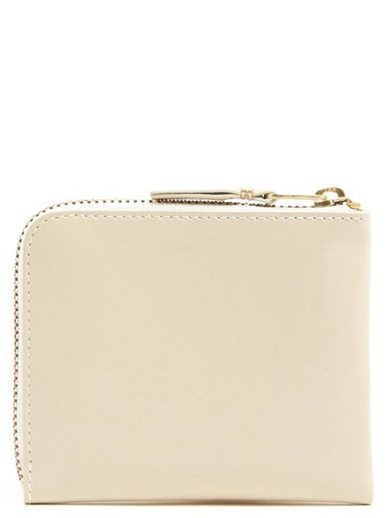 Comme Des Garçons Beige Cowhide Cardholder - Classic Line SA3100