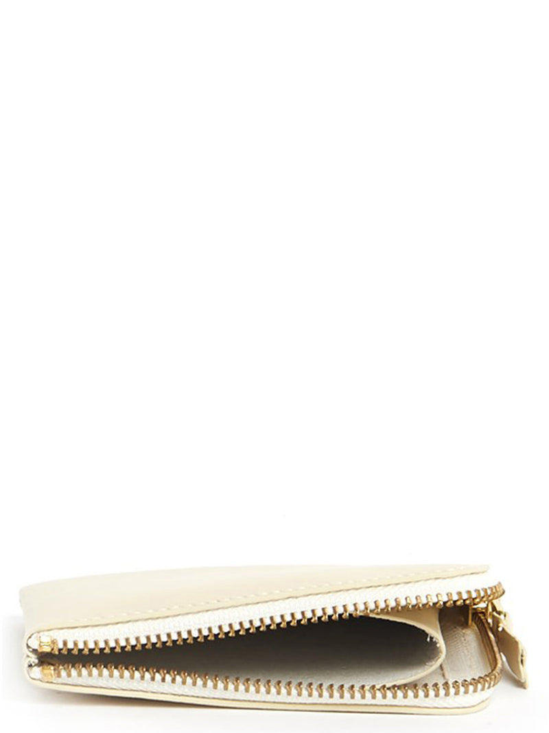 Comme Des Garçons Beige Cowhide Cardholder - Classic Line SA3100