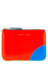 Porte-cartes en cuir multicolore Comme Des Garçons