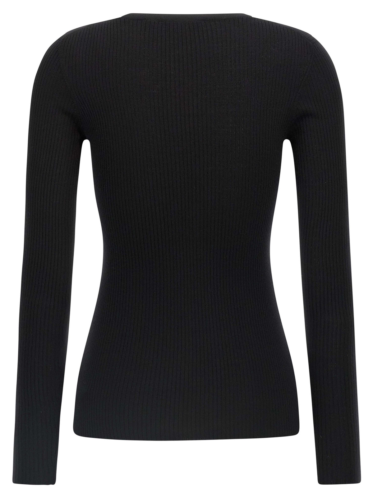 Cardigan en laine mérinos noire Theory