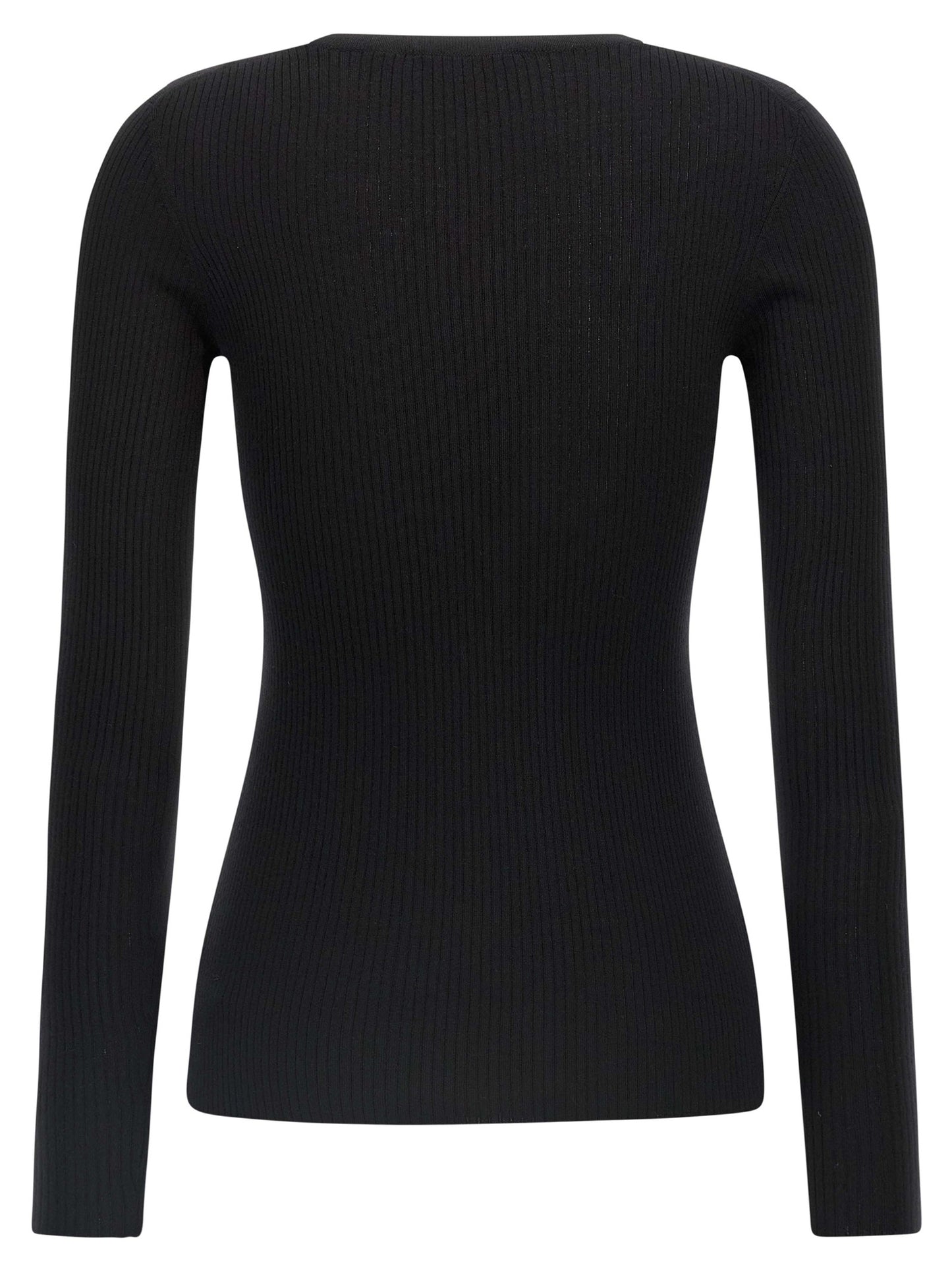 Theory Black Merino Wool Cardigan