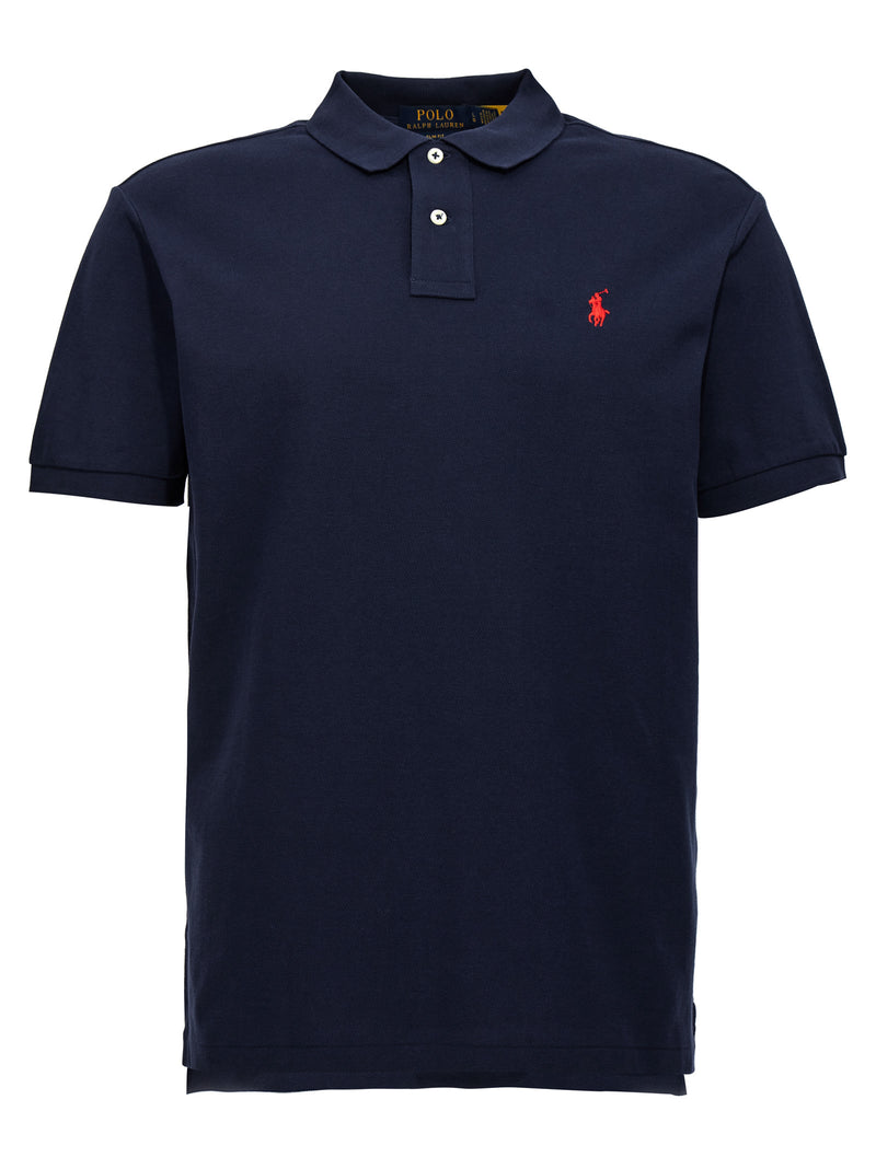 Polo Ralph Lauren Blue Cotton Polo Shirt